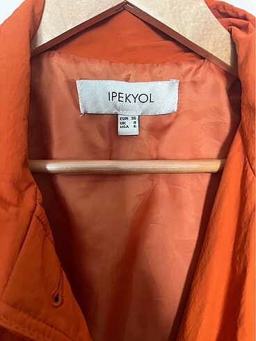 ipekyol İpekyol turuncu trenckot 36 beden