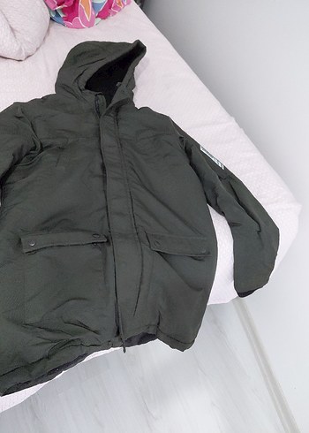 Erkek Çocuk Kapüşonlu Fermuarlı Mont - Görsel 2