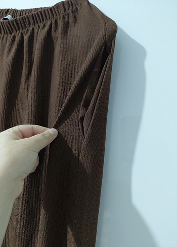 Kayık Yaka Kiremit Rengi İkili Takım - Görsel 7