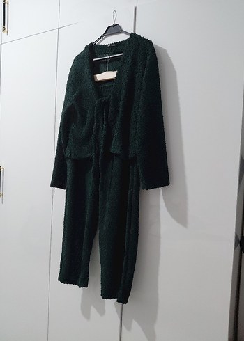 Bağcık Detaylı Örme Takım - Görsel 4