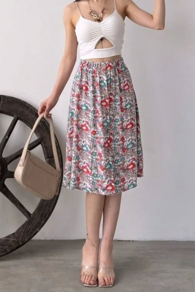 Tulum ,İkili Takım ve Midi Etek - Görsel 3