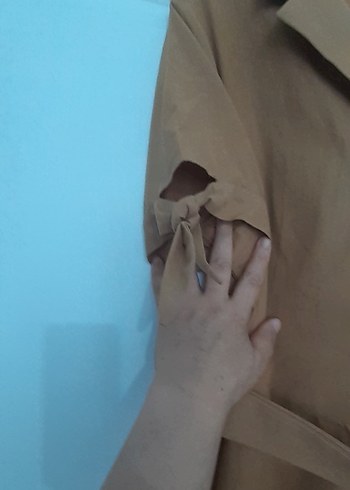 Diğer Düğmeli Uzun Kadın Elbise