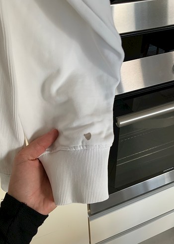 xl Beden beyaz Renk Beyaz Sweatshirt
