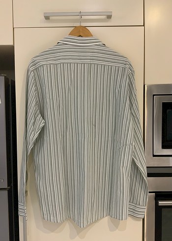 Beymen Haki/Beyaz Çizgili Gömlek - Görsel 6