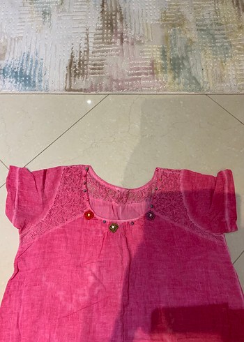 Pembe elbise - Görsel 3