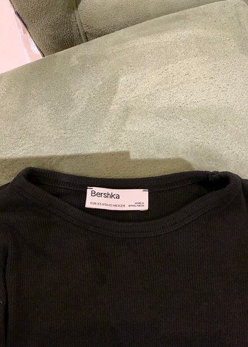 Bershka Siyah Crop - Görsel 5