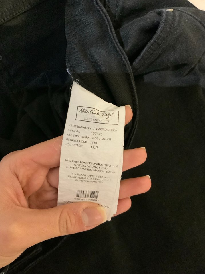 Kiğılı Erkek Siyah Pantolon - Görsel 5