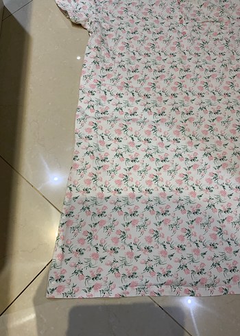 Çiçek desenli gecelik - Görsel 2