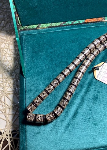 Gümüş Çakımlı ateş kehribar tesbih - Görsel 3