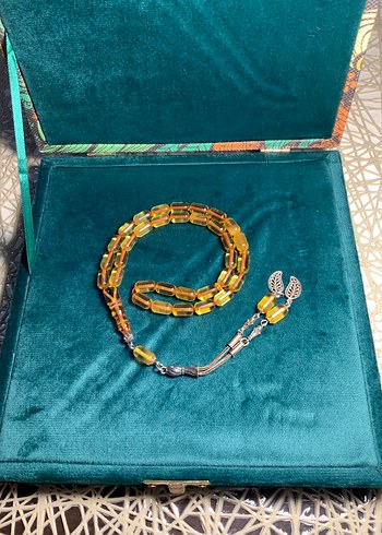 Damla Kehribar Tesbih - Görsel 5