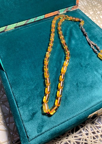 Damla Kehribar Tesbih - Görsel 3