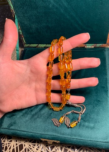 Damla Kehribar Tesbih - Görsel 4