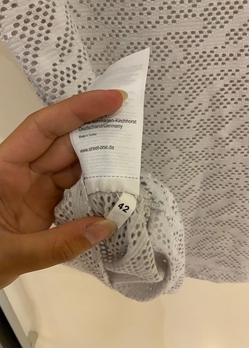 42 Beden gri Renk Gri Tişört