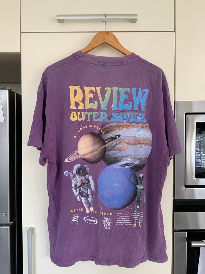 Review Mor Baskılı Tişört - Görsel 4