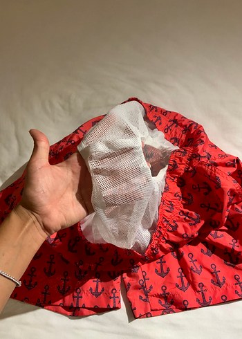 xl Beden kırmızı Renk Mudo Şort Mayo