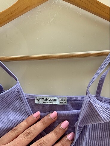 m Beden Stradivarius Askılı Crop