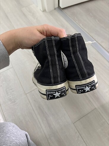 37,5 Beden siyah Renk Converse all star chuck taylor uzun