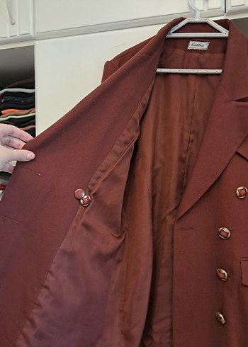 l Beden bordo Renk Vintage Ceket