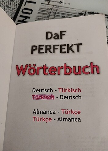 DAF Almanca Türkçe sözlük