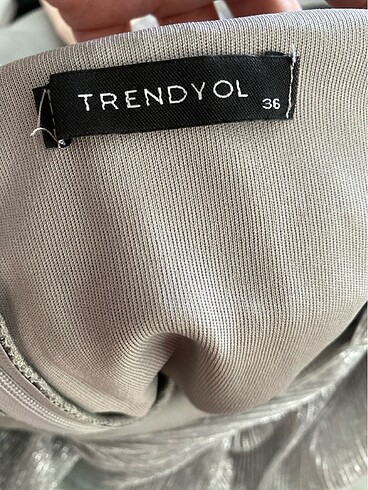 36 Beden Trendyol simli mini abiye elbise