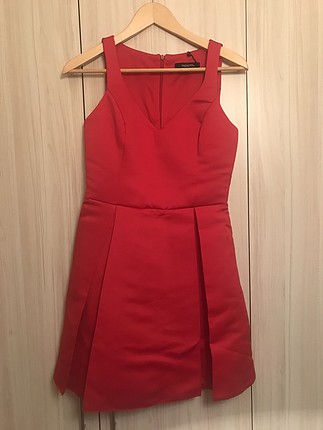 36 Beden Trendyol kırmızı elbise