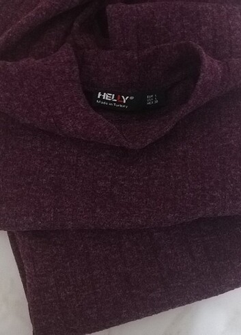 l Beden mor Renk HELLY Triko Elbise