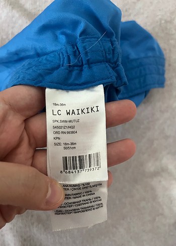 UV korumalı Mavi Erkek Çocuk Şapka - Eğlenceli Dinozor Desenli - Görsel 3