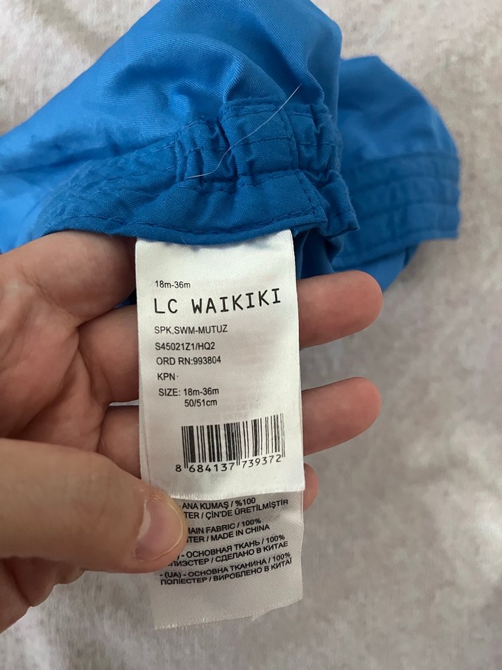 UV korumalı Mavi Erkek Çocuk Şapka - Eğlenceli Dinozor Desenli - Görsel 3