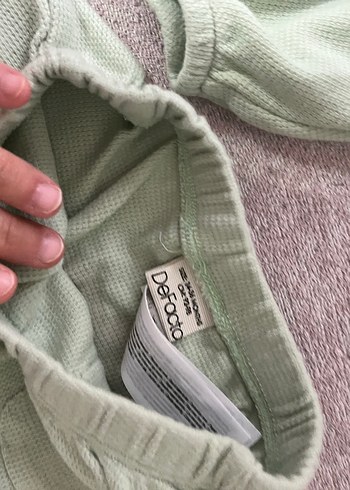 Yeşil Pamuklu Bebek Erkek Kısa Kollu Takım - Görsel 3