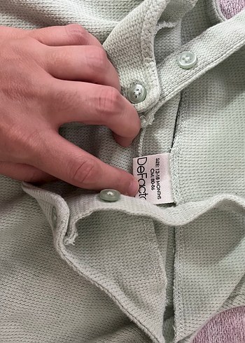 Yeşil Pamuklu Bebek Erkek Kısa Kollu Takım - Görsel 4