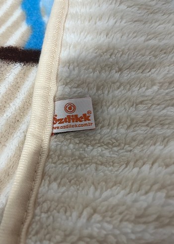 Mavi Baskılı Bebek Battaniyesi - Görsel 4