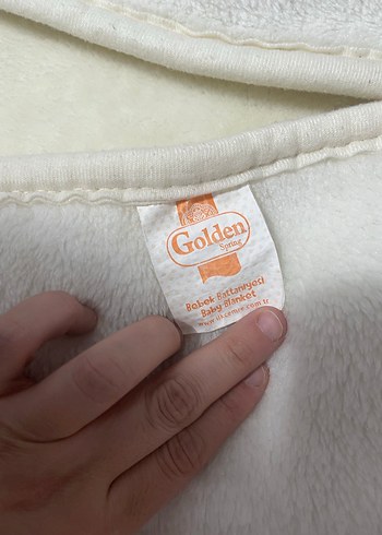 Krem Desenli Bebek Battaniyesi - Görsel 3