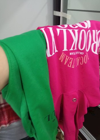 Renkli Baskılı Kadın Sweatshirt