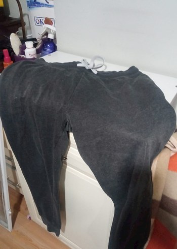 Gri erkek Rahat Kesim Eşofman Altı - Görsel 4