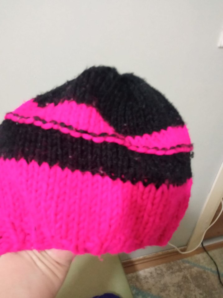 Renkli Kadın Örgü Bere - Görsel 3