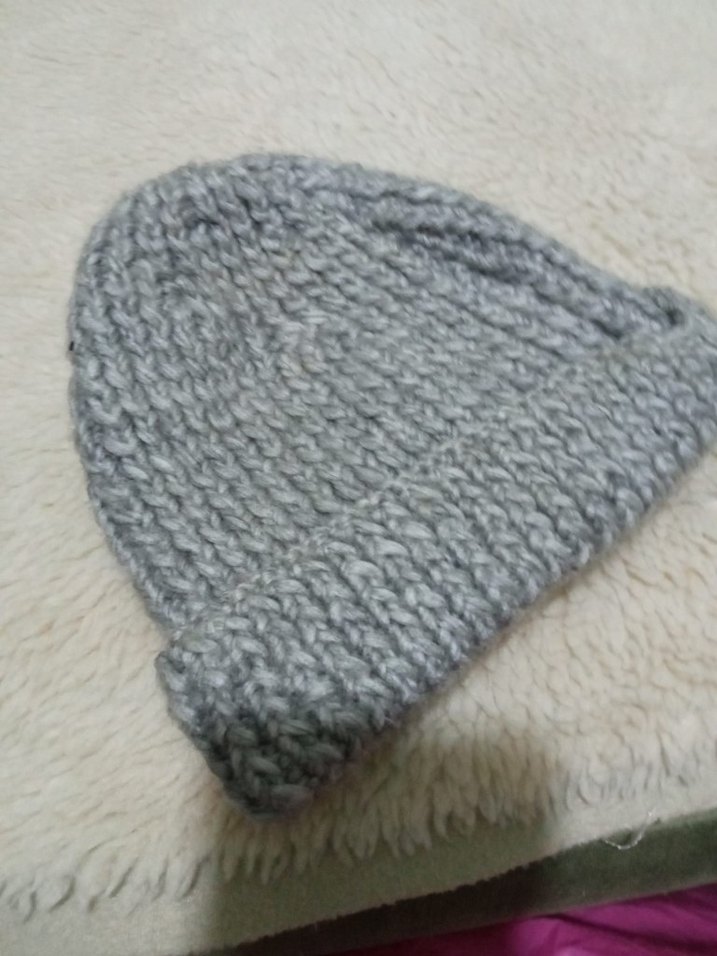 kiz cocuk ve erkek cocuk Gri Bere - Görsel 4