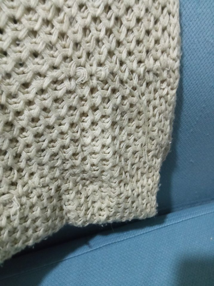 Düğmeli Bej Kadın Örgü Bere - Görsel 5