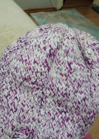 Renkli Örgü Kadın Bere - Görsel 2