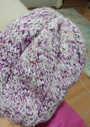 Renkli Örgü Kadın Bere - Görsel 5