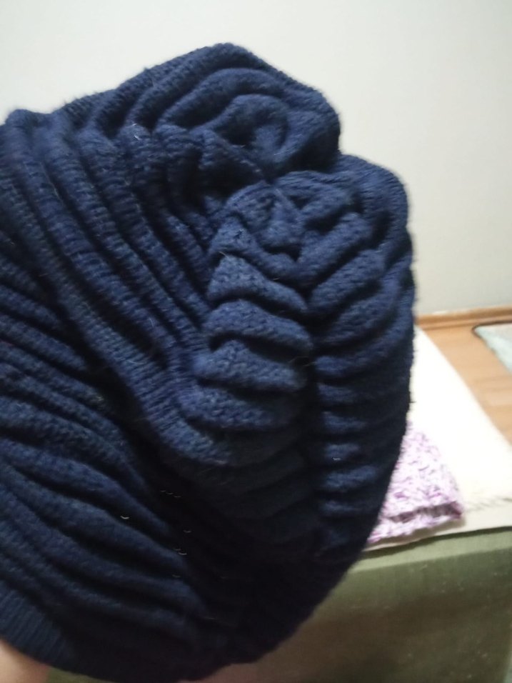 Renkli Örgü Kadın Bere - Görsel 4