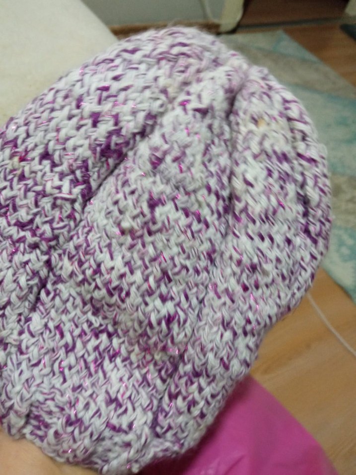 Renkli Örgü Kadın Bere - Görsel 5