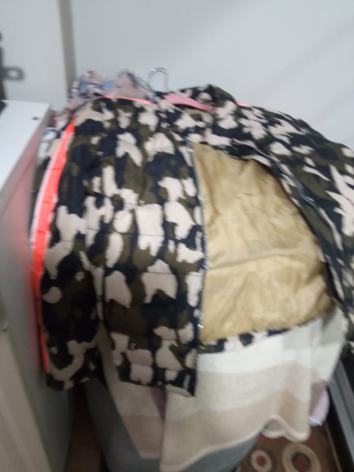 Kapüşonlu Kamuflaj DesenliKışlık Mont - Görsel 3