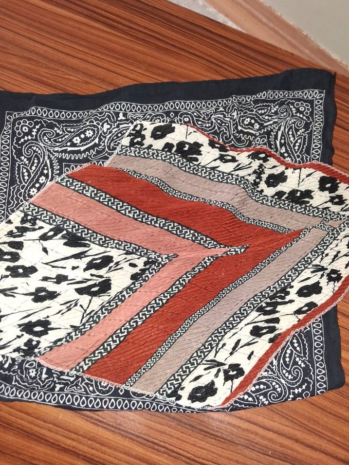 Renkli Bohem Desenli Kadın Şal - Görsel 4