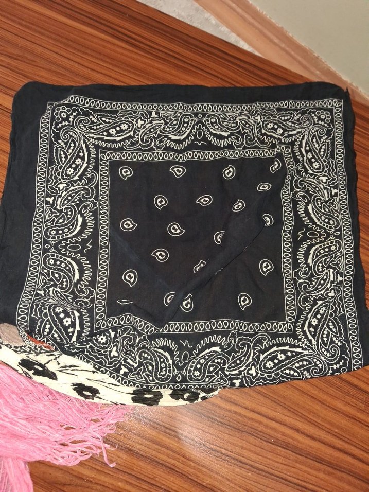 Renkli Bohem Desenli Kadın Şal - Görsel 5