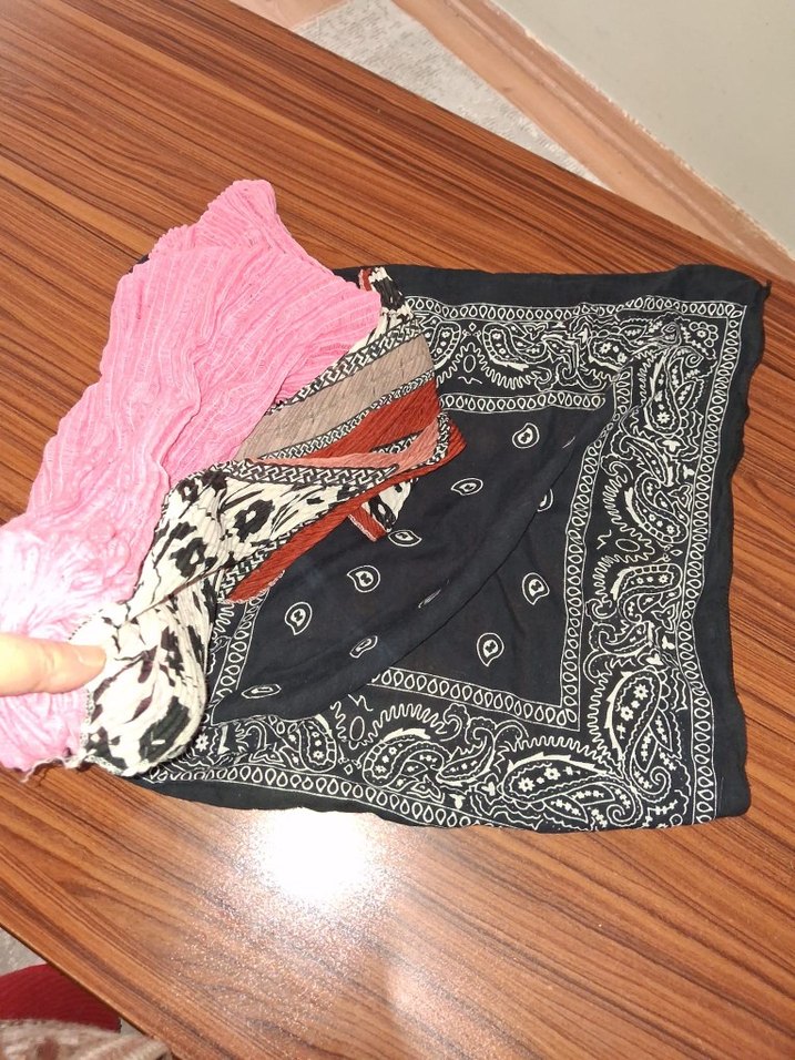 Renkli Bohem Desenli Kadın Şal - Görsel 2