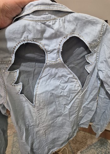 Gotik Denim Gömlek - Görsel 4