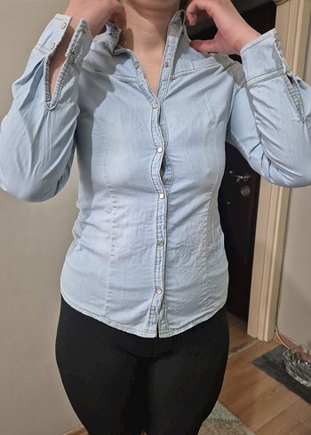 Gotik Denim Gömlek - Görsel 2