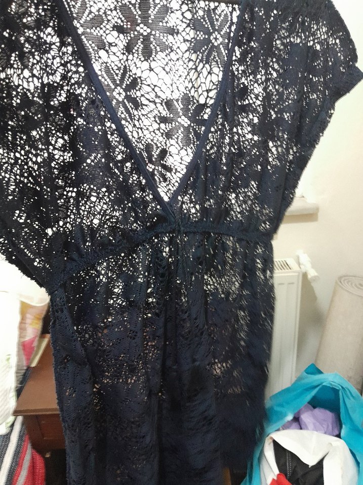 Dantel Detaylı plaj elbisesi - Görsel 2