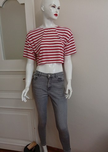 Diğer Crop Tisort Ve Jeans