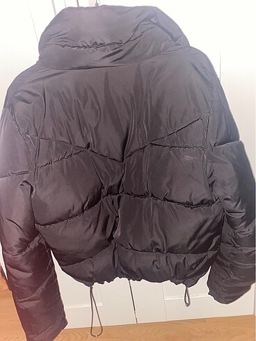 Bershka Siyah şişme mont